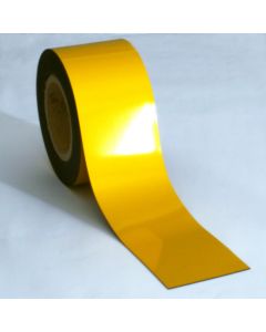 Magnetisches Warnband, 80 mm breit, gelb reflektierend