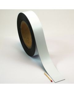 Semi-anisotropes Magnetband, Kennzeichnungsband 30 mm, weiß