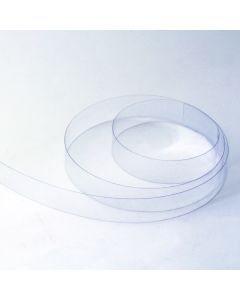 PVC Klarsicht-Abdeckstreifen für C-Profil 25 mm