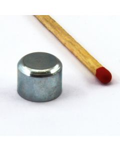 Topfmagnet zum Einpressen oder Kleben Ø10 x 7,5 mm, verzinkt