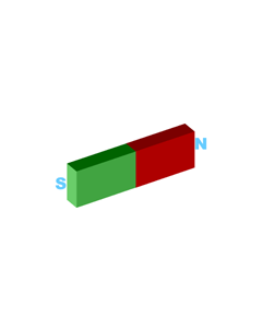 SmCo Quadermagnet 2,5 x 1,5 x 0,8 mm, vernickelt, längs magnetisiert