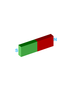 NdFeB 40SH Quadermagnet 20 x 3,6 x 1,5 mm, vernickelt, längs magnetisiert
