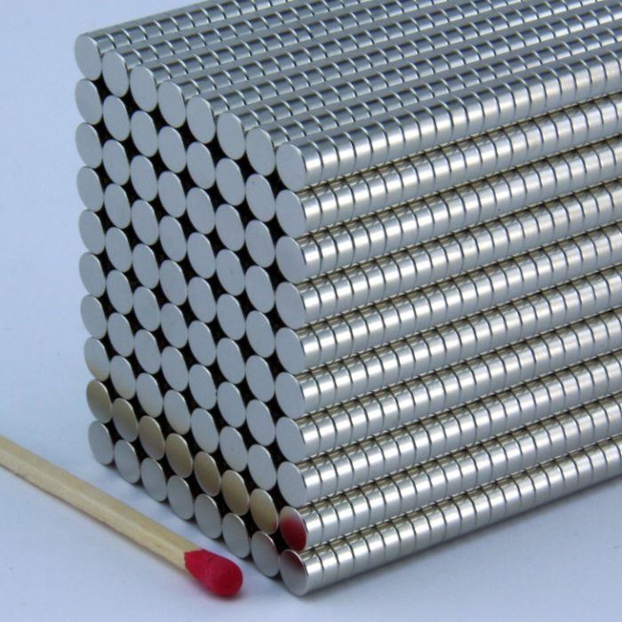 5 NEODYM MAGNETE 25x3 mm NdFeB N45 Scheibenmagnete - Nickel