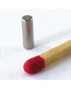 NdFeB N45 Stabmagnet Ø2,5 x 7,5 mm, vernickelt