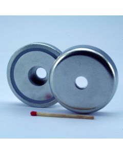 NdFeB Topfmagnet mit Zylindersenkung, Ø48 x 11,5 mm