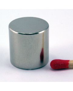 NdFeB N45 Scheibenmagnet Ø15 x 15 mm, vernickelt