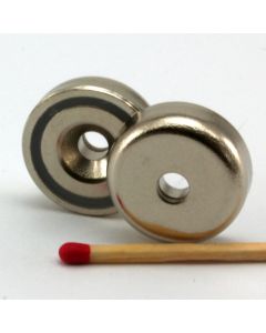 NdFeB Topfmagnet mit 90°-Senkung, Ø20 x 7 mm