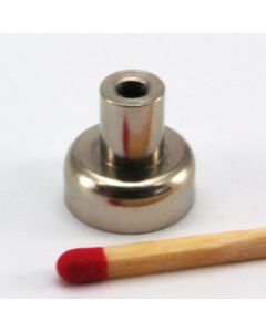 NdFeB Topfmagnet Ø12 mm mit M3-Innengewinde