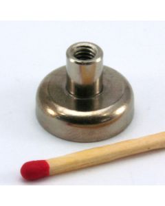 NdFeB Topfmagnet Ø16 mm mit M4-Innengewinde