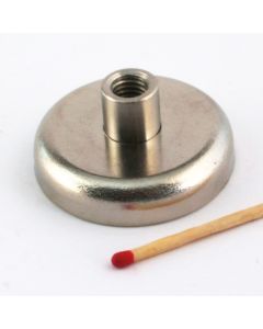 NdFeB Topfmagnet Ø42 mm mit M8-Innengewinde