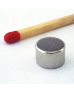 NdFeB N45 Scheibenmagnet Ø7,5 x 5 mm, vernickelt