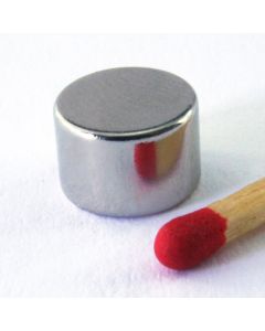 NdFeB N45 Scheibenmagnet Ø9 x 6 mm, vernickelt