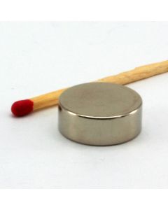 NdFeB N45 Scheibenmagnet Ø16 x 6 mm, vernickelt