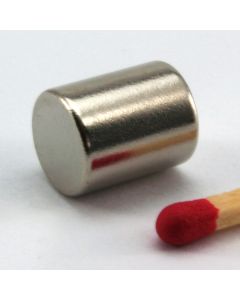 NdFeB N45 Stabmagnet Ø8 x 10 mm, vernickelt