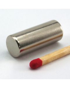 NdFeB N45 Stabmagnet Ø8 x 20 mm, vernickelt