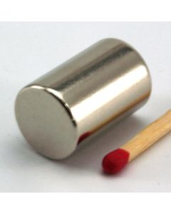 NdFeB N45 Stabmagnet Ø12 x 18 mm, vernickelt
