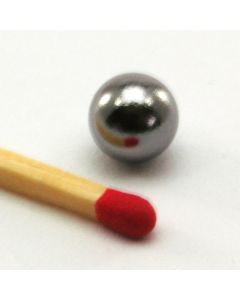 NdFeB N40 Kugelmagnet Ø6,8 mm, grau verchromt