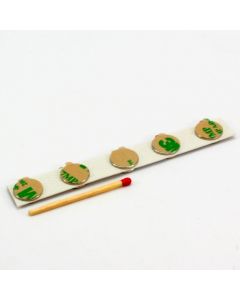 10 NdFeB N35 Scheibenmagnete Ø12 x 1 mm, selbstklebend