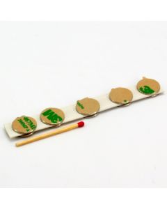 10 NdFeB N35 Scheibenmagnete Ø15 x 1,2 mm, selbstklebend