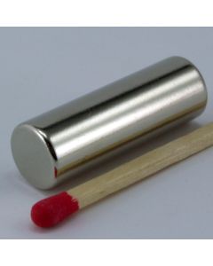 NdFeB N45 Stabmagnet Ø10 x 30 mm, vernickelt