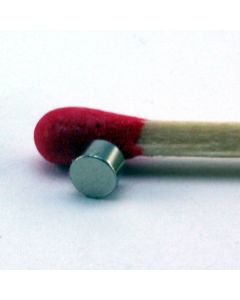 NdFeB N50 Scheibenmagnet Ø3 x 2 mm, vernickelt