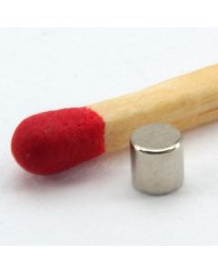 NdFeB N45 Scheibenmagnet Ø2,5 x 2,5 mm vernickelt