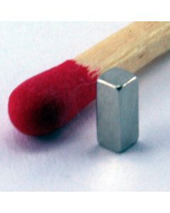 NdFeB N50 Quadermagnet 5 x 2 x 2 mm, vernickelt