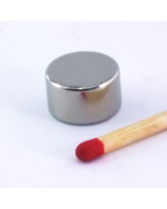NdFeB N42 Scheibenmagnet Ø12 x 7 mm, vernickelt