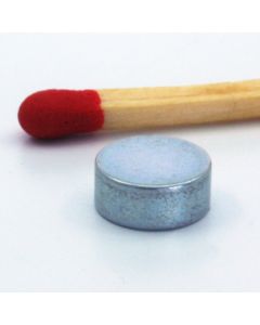 NdFeB N45 Scheibenmagnet Ø7 x 3 mm, verzinkt