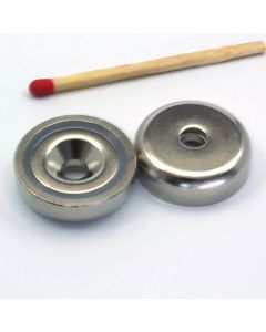NdFeB Topfmagnet mit 90°-Senkung, Ø20 x 6 mm