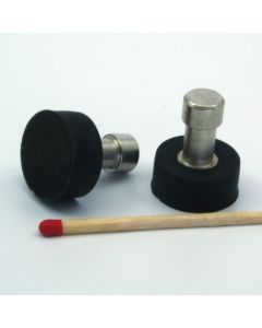 Griffmagnet, gummiert, Ø17 x 21 mm