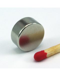 NdFeB N45 Scheibenmagnet Ø11 x 5 mm, vernickelt, diametral