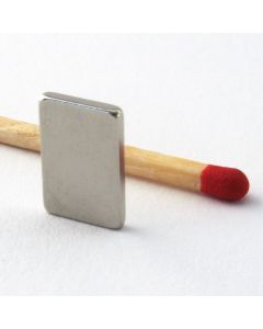NdFeB 50M Quadermagnet 12 x 8 x 1,5 mm, vernickelt
