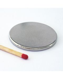 NdFeB N45 Scheibenmagnet Ø35 x 2,5 mm, vernickelt