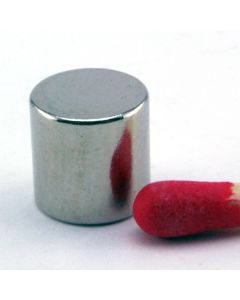 NdFeB N45 Scheibenmagnet Ø8 x 8 mm, vernickelt