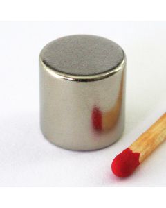 NdFeB N45 Scheibenmagnet Ø12 x 12 mm, vernickelt