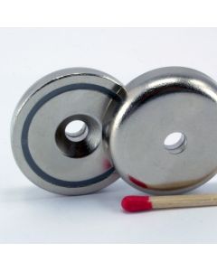 NdFeB Topfmagnet mit 90°-Senkung, Ø32 x 8 mm