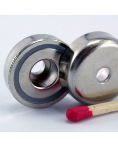 NdFeB Topfmagnet mit Zylindersenkung, Ø20 x 7 mm