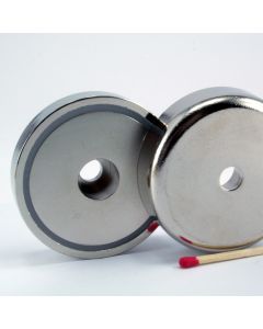 NdFeB Topfmagnet mit Zylindersenkung, Ø60 x 15 mm