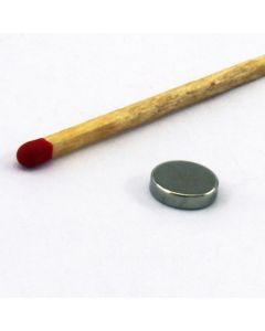 NdFeB N45 Scheibenmagnet Ø8 x 2 mm, vernickelt