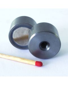 NdFeB Topfmagnet Ø20 mm mit M5-Gewindebohrung, rostfrei