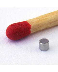 NdFeB N52 Scheibenmagnet Ø1,7 x 1,5 mm, vernickelt