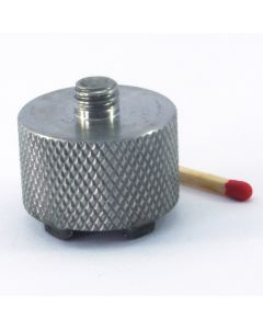 Spezial-Magnetfuß 25 mm für gekrümmte Flächen, rostfrei