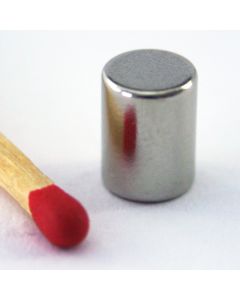 NdFeB 40UH Stabmagnet Ø6 x 8 mm, vernickelt