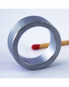 NdFeB N52 Ringmagnet Ø27 (21) x 10 mm, verchromt