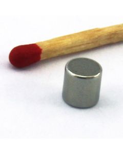 NdFeB N45 Scheibenmagnet Ø5 x 5 mm, vernickelt