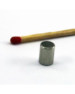 NdFeB N52 Stabmagnet Ø6 x 8 mm, vernickelt