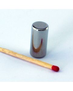 NdFeB N45 Stabmagnet Ø10 x 20 mm, vernickelt
