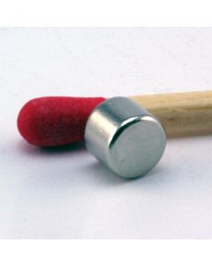 NdFeB N45 Scheibenmagnet Ø5 x 4 mm, vernickelt