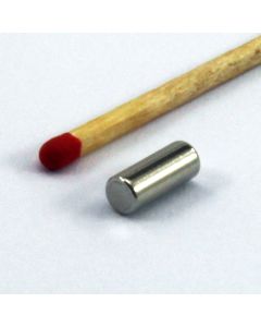 NdFeB N35 Stabmagnet Ø4 x 10 mm, vernickelt